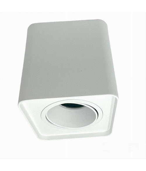 Portafaretto Orientabile Da Soffitto Bianco Per Faretto Gu10 / Gu5.3 P34-gu10-b1
