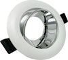 Portafaretto-Orientabile-Incasso-Soffitto-Supporto-Tondo-Faretto-Bianco-Argento-Universo