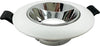 Portafaretto-Orientabile-Incasso-Soffitto-Supporto-Tondo-Faretto-Bianco-Argento-Universo