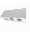 Portafaretto Triplo Orientabile Da Soffitto Bianco Per Faretto Gu10 Gu5.3 P34-b3