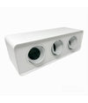 Portafaretto Triplo Orientabile Da Soffitto Bianco Per Faretto Gu10 Gu5.3 P34-b3