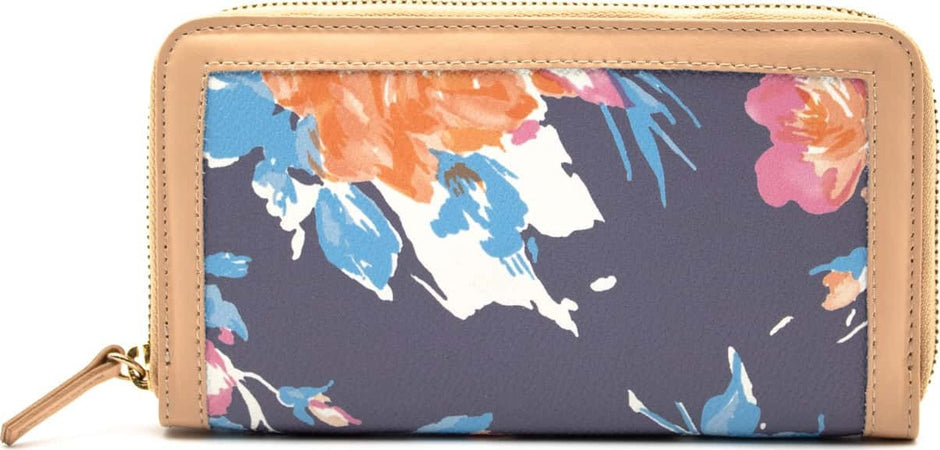 Portafoglio Donna Flowers 100% Pelle Made in Italy Portafoglio a Francesina Con Chiusura a Cerniera 19,5x10cm Moda/Donna/Abbigliamento/Accessori/Portafogli e porta documenti/Portafogli Starbag - Gaeta, Commerciovirtuoso.it