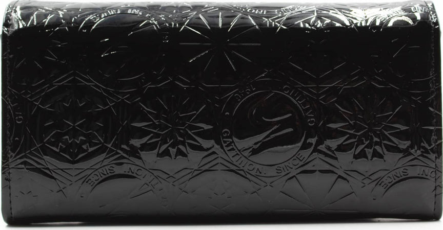 Portafoglio Donna Gattinoni Bines7798wwi00 Nero Lucido Con Chiusura a Patta E Due Scomparti Portafoglio Elegante 19x10 Cm Moda/Donna/Accessori/Portafogli e porta documenti/Portafogli Starbag - Gaeta, Commerciovirtuoso.it