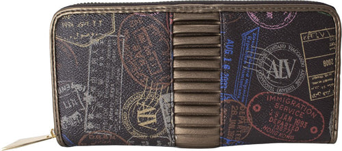 Portafoglio Donna Moka Alv by Alviero Martini Collezione Parigi 19,5x10 Cm Moda/Donna/Accessori/Portafogli e porta documenti/Portafogli Liquidator Italia - Nicosia, Commerciovirtuoso.it