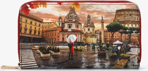 Portafoglio Donna Ynot? yes361f5 - Rome Raining / Taglia Unica - portamonete