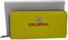 Portafoglio Guru Da Donna Con Chiusura E Stampa Margherita Giallo Portafoglio in Ecopelle Fashion
