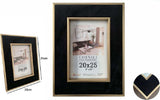 Portafoto Cornice Per Foto Poster Quadri Tele 20x25 Cm Nera Con Bordi Oro 70303 Casa, arredamento e bricolage > Accessori Casa > Cornici e Portafoto Trade Shop italia - Napoli, Commerciovirtuoso.it