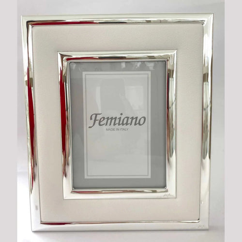 Portafoto Femiano Pelle bianca