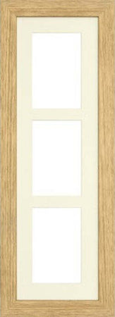 Portafoto legno BASIC 3 foto rovere 17x56 cm Casa e cucina/Decorazioni per interni/Album fotografici cornici e accessori/Cornici foto/Cornici da parete e da tavolo Scontolo.net - Potenza, Commerciovirtuoso.it