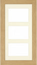 Portafoto legno BASIC 3 foto rovere 20x40 cm Casa e cucina/Decorazioni per interni/Album fotografici cornici e accessori/Cornici foto/Cornici da parete e da tavolo Scontolo.net - Potenza, Commerciovirtuoso.it