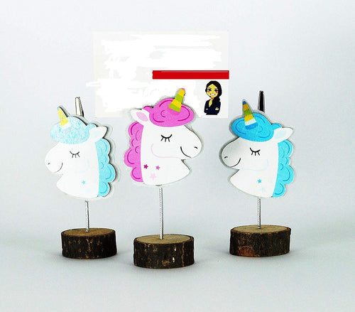 Portafoto Unicorno Colorato 3 Pz. Base Legno Design Segnaposto Bomboniera Festa Casa e cucina/Hobby creativi/Materiali per hobby creativi/Forniture per feste/Bomboniere Trade Shop italia - Napoli, Commerciovirtuoso.it