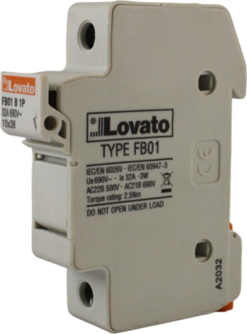 Portafusibile-Sez.-1P-32A-10X38-Lovato-Electric