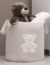 Sacco Portagiochi Tessuto Italbaby Peluche Grigio