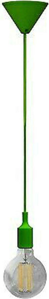Portalampada A Sospensione Pendente Lampadario Soffitto E27 Verde Dt-j01 1 Metro Portalampade > Lampadari Trade Shop italia - Napoli, Commerciovirtuoso.it