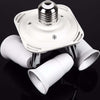 PORTALAMPADA ADATTATORE E27 4 IN 1 PER LAMPADE LAMPADINE ATTACCHI ORIENTABILI  Trade Shop italia - Napoli, Commerciovirtuoso.it