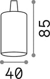 Portalampada-Alluminio-Cromo-1-Luce-E27-Liscio