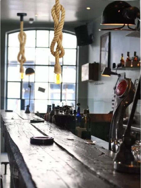 Portalampada-In-Corda-Canapa-Lampadario-1xe27-Vintage-Design-Industriale-E27-m1