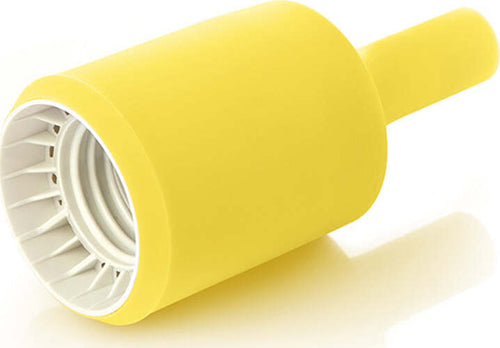 Portalampada-In-Gomma-Colore-Giallo