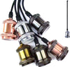 Portalampada Lampadario Sospensione Soffitto Pendente E27 Vintage 2 Mt Cromato Illuminazione/Illuminazione per interni/Lampadari lampade a sospensione e plafoniere/Lampade a sospensione Trade Shop italia - Napoli, Commerciovirtuoso.it