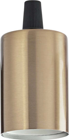 Portalampada-Metallo-Ottone-1-Luce-E27-Liscio