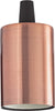 Portalampada-Metallo-Rame-1-Luce-E27-Liscio