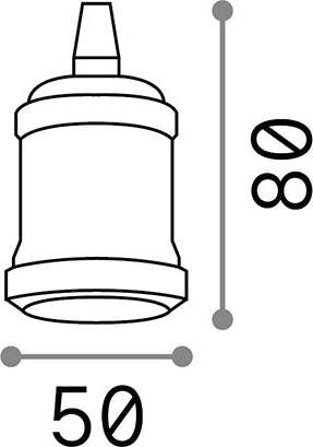 Portalampada-Metallo-Rame-1-Luce-E27