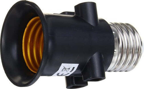 Portalampada Porta Lampade E27 Rubacorrente Con Doppia Presa 10a Ruba Corrente Illuminazione/Illuminazione per interni/Lampade/Basi per lampade Trade Shop italia - Napoli, Commerciovirtuoso.it