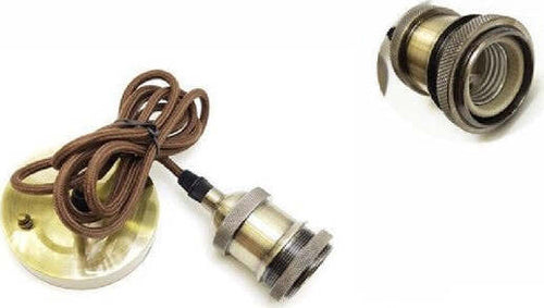 Portalampada-Vintage-Stile-Retro'-Sospensione-Pendente-E27-Bronzo-Ottone-E27-02