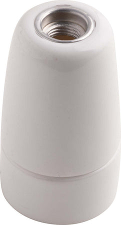 Portalampade Clay E14 In Porcelain Bianca 3,5X6Cm Illuminazione/Illuminazione bagno/Luci ad incasso Led Mall Home - Napoli, Commerciovirtuoso.it