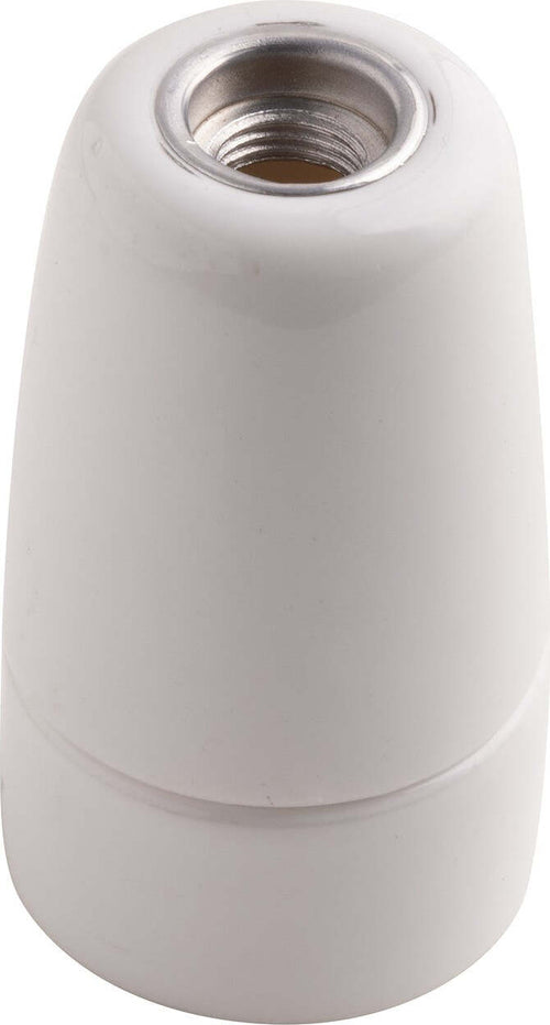 Portalampade Clay E14 In Porcelain Bianca 3,5X6Cm Illuminazione/Illuminazione bagno/Luci ad incasso Led Mall Home - Napoli, Commerciovirtuoso.it