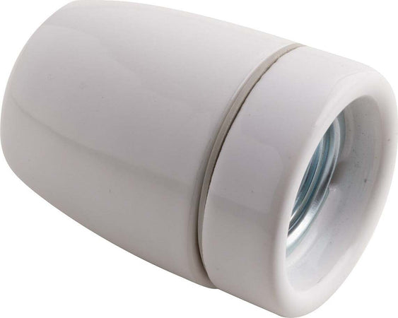 Portalampade Clay E27 In Porcelain Bianca 4,5X6Cm Illuminazione/Illuminazione bagno/Luci ad incasso Led Mall Home - Napoli, Commerciovirtuoso.it