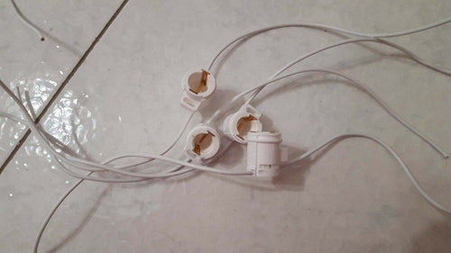 Portalampade E 14 con cavo 20 cm