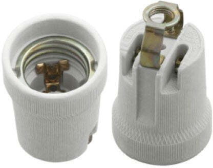 Portalampade in ceramica E 27