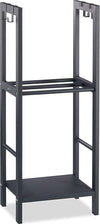 Portalegna-Scaffale-Metallo-Porta-Legna-2-Ripiani-Legnaia-Camino-Stufa-100x40x30