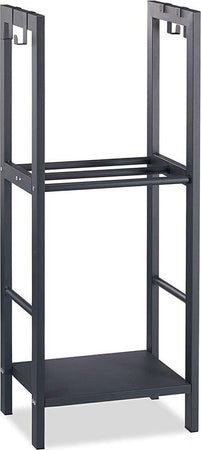Portalegna-Scaffale-Metallo-Porta-Legna-2-Ripiani-Legnaia-Camino-Stufa-100x40x30