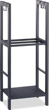 Portalegna-Scaffale-Metallo-Porta-Legna-2-Ripiani-Legnaia-Camino-Stufa-100x40x30