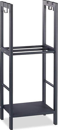 Portalegna-Scaffale-Metallo-Porta-Legna-2-Ripiani-Legnaia-Camino-Stufa-100x40x30
