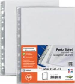 Portalistini Jolly - 12 buste - PP liscio - 22 x 30 cm - trasparente - Sei rota Cancelleria e prodotti per ufficio/Archivio ufficio e accessori per scrivania/Raccoglitori e accessori per raccoglitori/Raccoglitori/Portalistini Eurocartuccia - Pavullo, Commerciovirtuoso.it