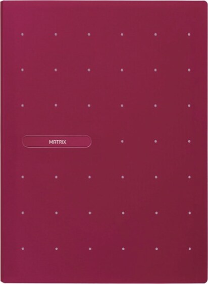 Portalistini Matrix - 22x30 cm - 40 buste - rosso porpora - Favorit Cancelleria e prodotti per ufficio/Archivio ufficio e accessori per scrivania/Raccoglitori e accessori per raccoglitori/Raccoglitori/Portalistini Eurocartuccia - Pavullo, Commerciovirtuoso.it