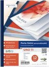 Portalistini personalizzabile Uno TI - 15 x 21 cm - 12 buste - blu - Sei Rota Cancelleria e prodotti per ufficio/Archivio ufficio e accessori per scrivania/Raccoglitori e accessori per raccoglitori/Raccoglitori/Portalistini Eurocartuccia - Pavullo, Commerciovirtuoso.it