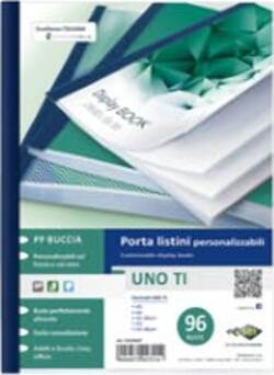 Portalistini personalizzabile Uno TI - 22 x 30 cm - 96 buste - blu - Sei Rota Cancelleria e prodotti per ufficio/Archivio ufficio e accessori per scrivania/Raccoglitori e accessori per raccoglitori/Raccoglitori/Portalistini Eurocartuccia - Pavullo, Commerciovirtuoso.it