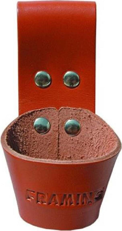 Portamartello realizzato in cuoio resistente per contenere un martello Fai da te/Utensili elettrici e a mano/Utensili a mano/Martelli e magli/Martelli da carpentiere La Zappa - Altamura, Commerciovirtuoso.it