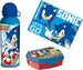 Portamerenda sonic con borraccia in alluminio e tovaglietta Sonic Cancelleria e prodotti per ufficio/Scuola e materiale didattico/Materiale scolastico/Portapranzo e borracce/Set pranzo Store Kitty Fashion - Roma, Commerciovirtuoso.it