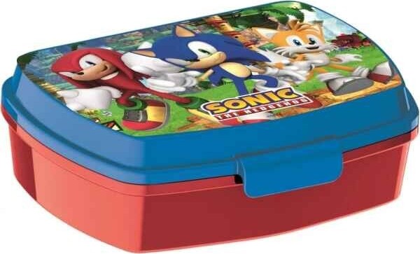 Portamerenda sonic con borraccia in alluminio e tovaglietta Sonic Cancelleria e prodotti per ufficio/Scuola e materiale didattico/Materiale scolastico/Portapranzo e borracce/Set pranzo Store Kitty Fashion - Roma, Commerciovirtuoso.it
