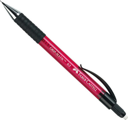 Portamine Grip Matic - 0 5mm - fusto rosso - Faber Castell [multipack] 10 pezzi Cancelleria e prodotti per ufficio/Penne matite scrittura e correzione/Matite/Portamine Eurocartuccia - Pavullo, Commerciovirtuoso.it