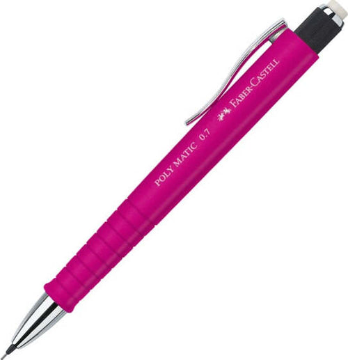 Portamine Poly Matic - mina 0 70mm - fusto rosa - Faber Castell Cancelleria e prodotti per ufficio/Penne matite scrittura e correzione/Matite/Portamine Eurocartuccia - Pavullo, Commerciovirtuoso.it