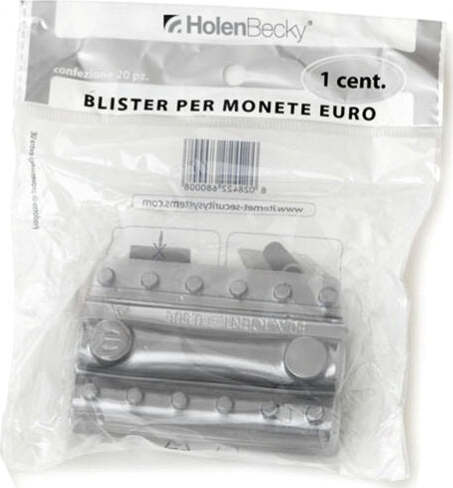 Portamonete - PVC - 1 cent - trasparente - HolenBecky - blister 20 pezzi Cancelleria e prodotti per ufficio/Archivio ufficio e accessori per scrivania/Casseforti portamonete e contabanconote/Piccole casseforti per contanti e assegni Eurocartuccia - Pavullo, Commerciovirtuoso.it