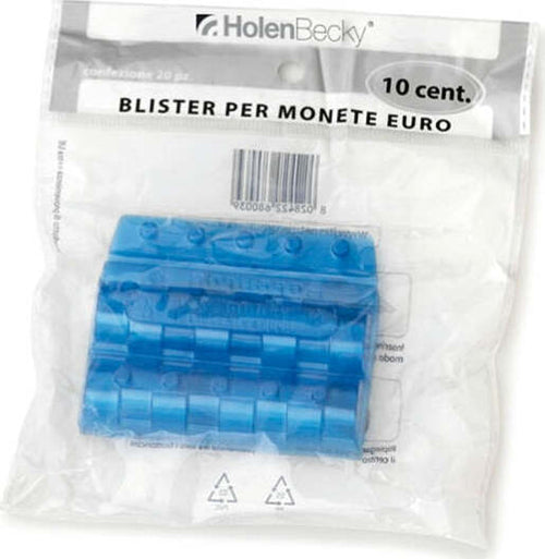 Portamonete - PVC - 10 cent - blu - HolenBecky - blister 20 pezzi Cancelleria e prodotti per ufficio/Archivio ufficio e accessori per scrivania/Casseforti portamonete e contabanconote/Piccole casseforti per contanti e assegni Eurocartuccia - Pavullo, Commerciovirtuoso.it