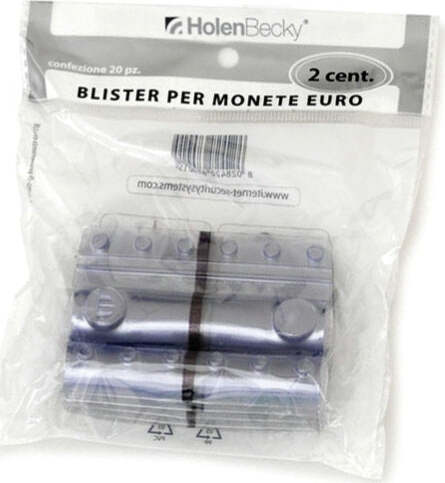 Portamonete - PVC - 2 cent - grigio - HolenBecky - blister 20 pezzi Cancelleria e prodotti per ufficio/Archivio ufficio e accessori per scrivania/Casseforti portamonete e contabanconote/Piccole casseforti per contanti e assegni Eurocartuccia - Pavullo, Commerciovirtuoso.it