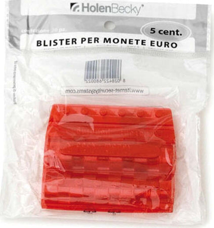 Portamonete - PVC - 5 cent - rosso - HolenBecky - blister 20 pezzi Cancelleria e prodotti per ufficio/Archivio ufficio e accessori per scrivania/Casseforti portamonete e contabanconote/Piccole casseforti per contanti e assegni Eurocartuccia - Pavullo, Commerciovirtuoso.it